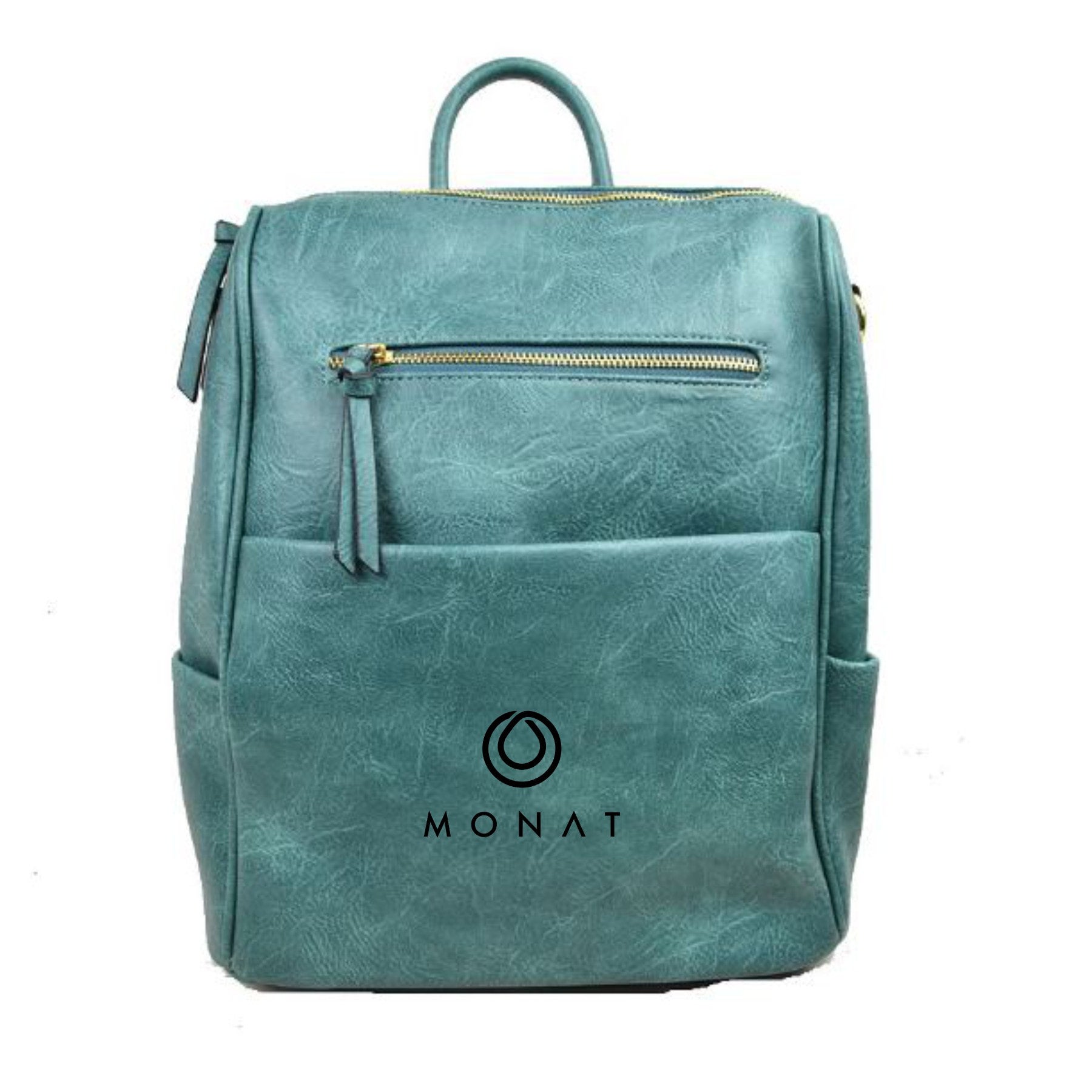 Monat Leather Laptop Backpack Monat Black Leather Laptop Backpack | Mercari main image 2